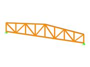 Dřevěný příhradový vazník